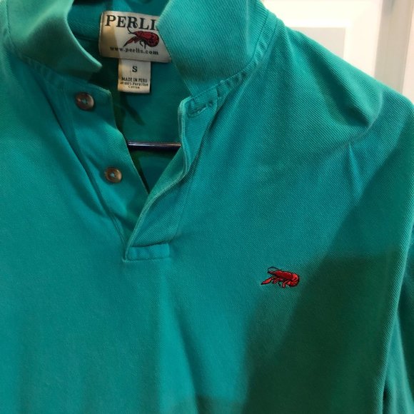 Perlis Crawfish Polo Shirt Small - Picture 2 of 3